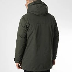 Tout neuf 🥰 Parka Capuche Winner Vert Kaki de Jack And Jones 🤩 -Jack And Jones Soldes jack and jones 337430 12218773 ROSIN 20220921T155555 04