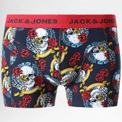 Tout neuf 🔔 Lot De 3 Boxers 12211159 Rouge Noir Bleu Marine de Jack And Jones 🥰 -Jack And Jones Soldes jack and jones 337453 12211159 TRUE RED TRUE RED 20221026T150654 04
