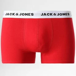 Grosses soldes 👏 Lot De 5 Boxers Marty Vert Kaki Bleu Marine Noir Gris Chiné Rouge de Jack And Jones ✨ -Jack And Jones Soldes jack and jones 337464 12215228 TRUE RED MARTINI OL 20220922T161248 06