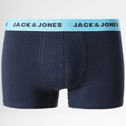Tout neuf 🧨 Lot De 5 Boxers Flower Bird Noir Bleu Marine Floral de Jack And Jones 🤩 -Jack And Jones Soldes jack and jones 337467 12224212 SURF THE WEB NAVY BLAZE 20221026T150600 04