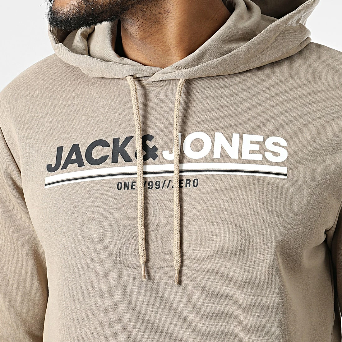 Offres 🛒 Sweat Capuche Frederik Beige de Jack And Jones ✨ 2 Offres 🛒 Sweat Capuche Frederik Beige de Jack And Jones ✨ – Image 2