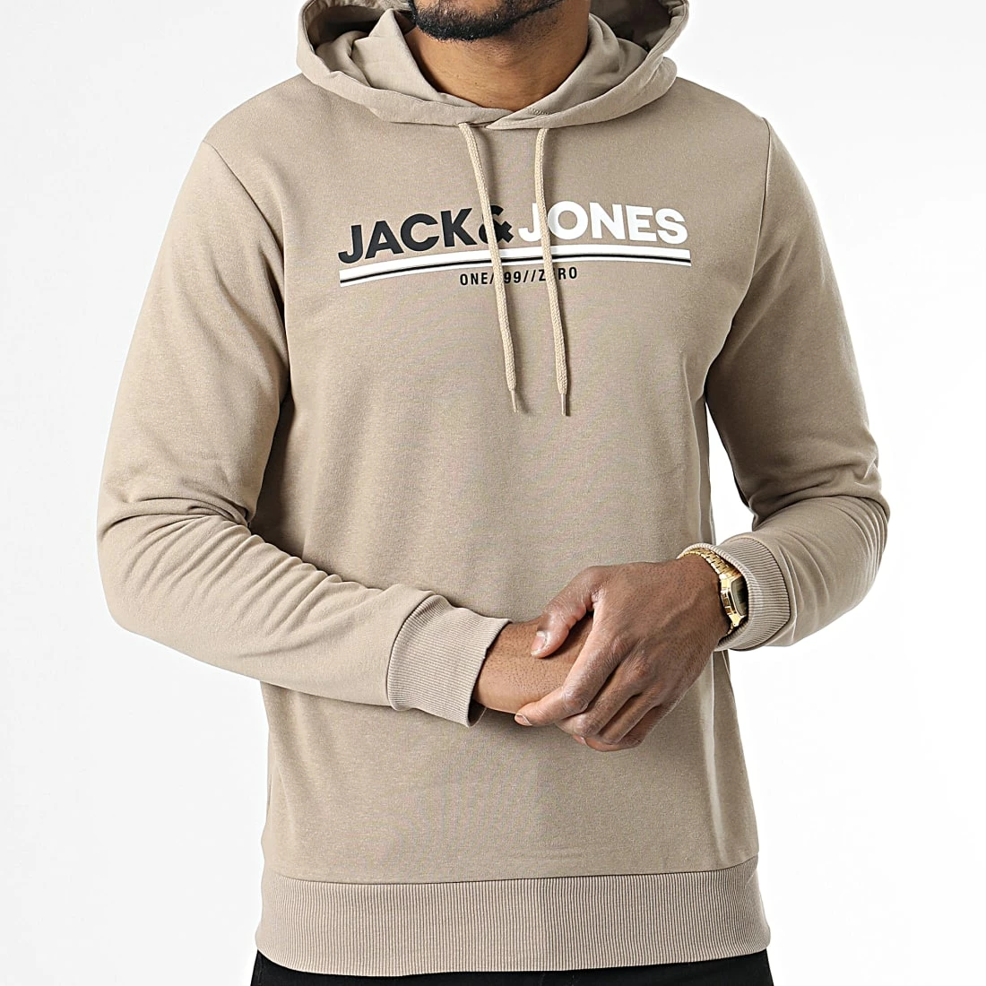 Offres 🛒 Sweat Capuche Frederik Beige de Jack And Jones ✨ 3 Offres 🛒 Sweat Capuche Frederik Beige de Jack And Jones ✨ – Image 3