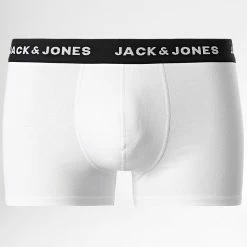 Grosses soldes ✨ Lot De 12 Boxers Huey Blanc Noir de Jack And Jones 😍 -Jack And Jones Soldes jack and jones 337486 12222444 WHITE 6X WHITE 20220916T154528 03