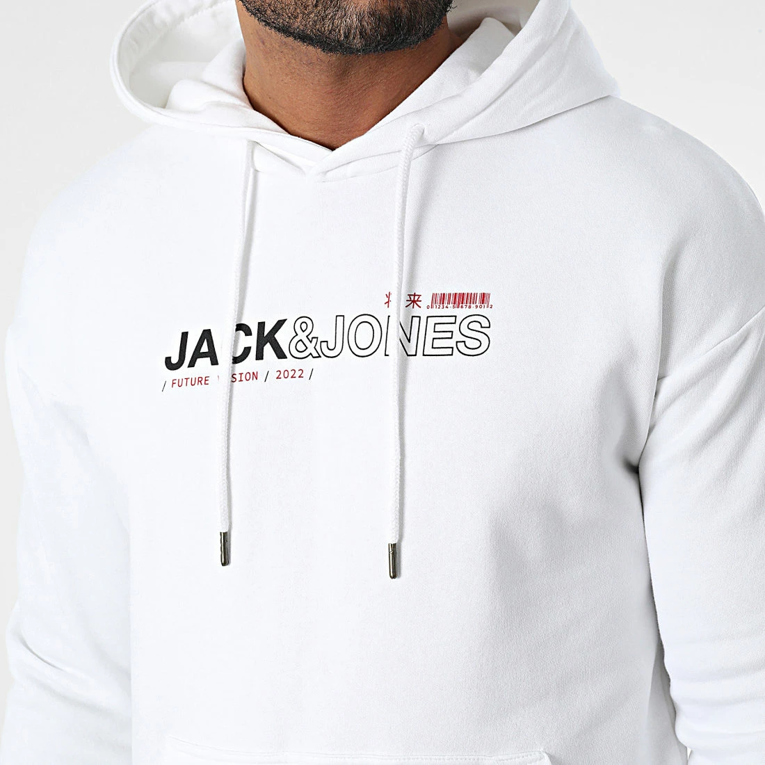 Tout neuf 🔔 Sweat Capuche Mono Vision Blanc de Jack And Jones 💯 2 Tout neuf 🔔 Sweat Capuche Mono Vision Blanc de Jack And Jones 💯 – Image 2