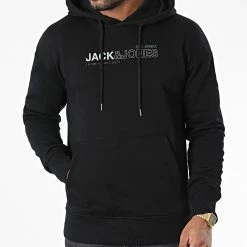 Acheter ❤️ Sweat Capuche Mono Vision Noir de Jack And Jones 🥰 6 Acheter ❤️ Sweat Capuche Mono Vision Noir de Jack And Jones 🥰 -Jack And Jones Soldes jack and jones 337528 12216286 BLACK RELAXED 20220922T154901 03