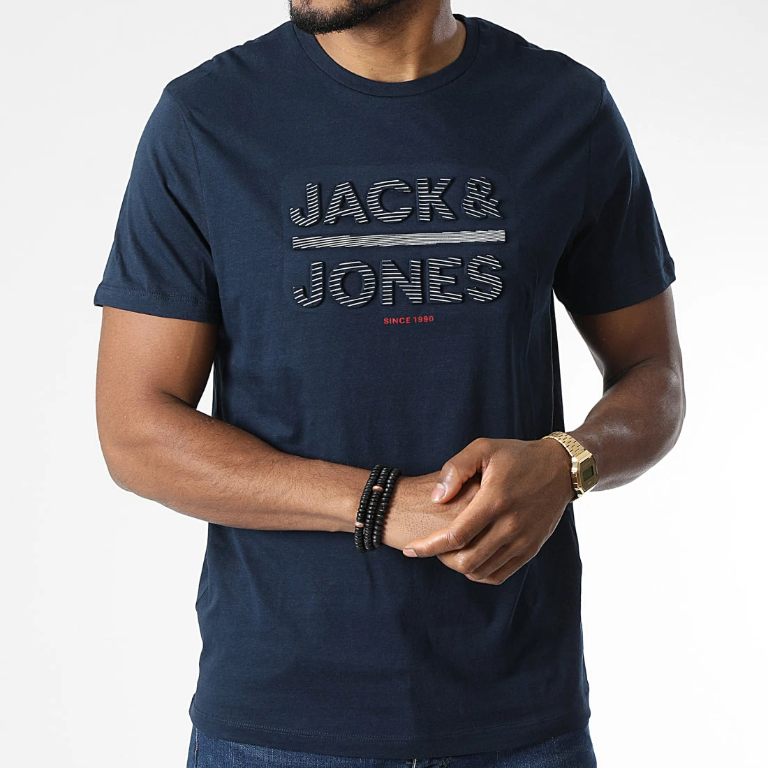 Acheter 👍 Tee 👕 Shirt Galo Bleu Marine de Jack And Jones 🔥 1 Acheter 👍 Tee 👕 Shirt Galo Bleu Marine de Jack And Jones 🔥