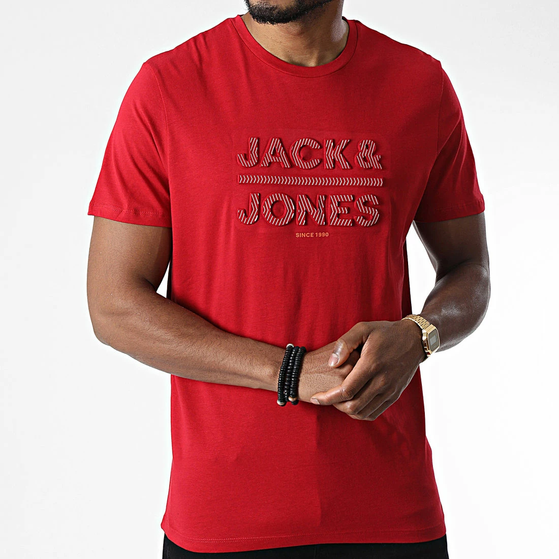 Acheter 💯 Tee 👕 Shirt Galo Rouge de Jack And Jones 🔔 3 Acheter 💯 Tee 👕 Shirt Galo Rouge de Jack And Jones 🔔 – Image 3