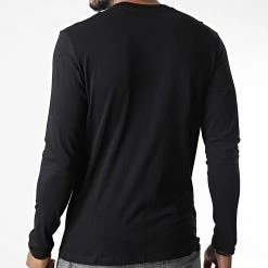 Meilleure affaire 🌟 Tee 👕 Shirt Manches Longues Axel Noir de Jack And Jones 🔔 -Jack And Jones Soldes jack and jones 339344 12211753 BLACK 20221020T154817 04