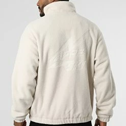 Sortie ✔️ Veste Polaire Off Piste Beige Clair de Jack And Jones 🔔 -Jack And Jones Soldes jack and jones 339350 12215169 MOONBEAM 20220930T160041 04