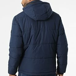 Le moins cher 😀 Doudoune Capuche Brady 12212233 Bleu Marine de Jack And Jones 💯 -Jack And Jones Soldes jack and jones 339411 12212233 NAVY BLAZER 20220930T160558 04