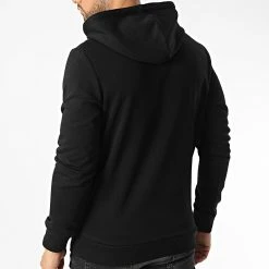 Meilleure vente 💯 Sweat Capuche Galo Noir de Jack And Jones 😍 -Jack And Jones Soldes jack and jones 339504 12218258 BLACK 20221020T145418 04