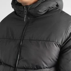 Sortie 💯 Doudoune Capuche Chili Noir de Jack And Jones 👏 -Jack And Jones Soldes jack and jones 341209 12212212 BLACK 20220930T154058 03