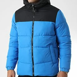 De gros 🌟 Doudoune Capuche Chili Bleu Clair de Jack And Jones 🔥 -Jack And Jones Soldes jack and jones 341336 12212212 SKYDIVER 20221004T152953 03