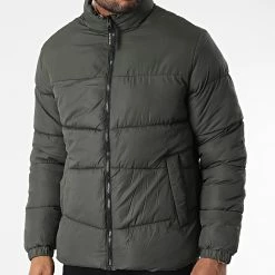 Nouveau 🎁 Doudoune Chili Vert Kaki de Jack And Jones ⭐ -Jack And Jones Soldes jack and jones 341365 12212218 ROSIN 20221007T155623 03
