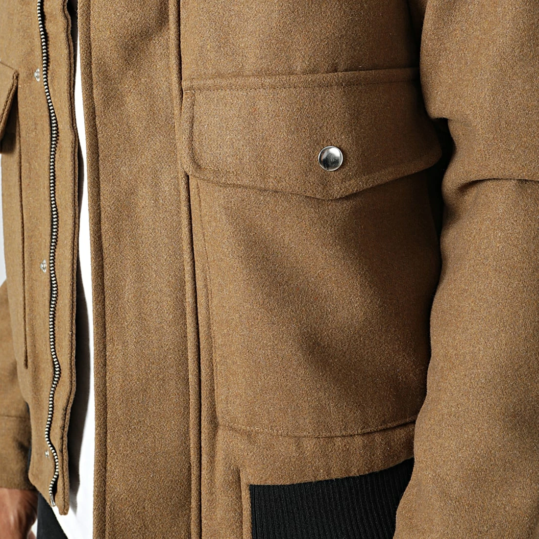 Tout neuf 🎁 Veste Zippée Col Fourrure Tom Camel de Jack And Jones 👍 2 Tout neuf 🎁 Veste Zippée Col Fourrure Tom Camel de Jack And Jones 👍 – Image 2