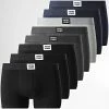 Nouveau 🛒 Lot De 8 Boxers 12173777 Noir Gris de Jack And Jones ❤️