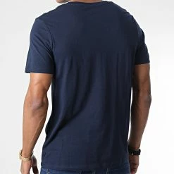 Promo 😉 Tee 👚 Shirt Ramp Bleu Marine de Jack And Jones 🎁 -Jack And Jones Soldes jack and jones 341468 12211366 NAVY BLAZER 20221025T155227 04