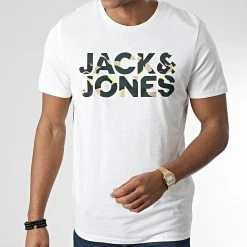 Tout neuf 🤩 Tee 👚 Shirt Ramp Blanc de Jack And Jones 😉