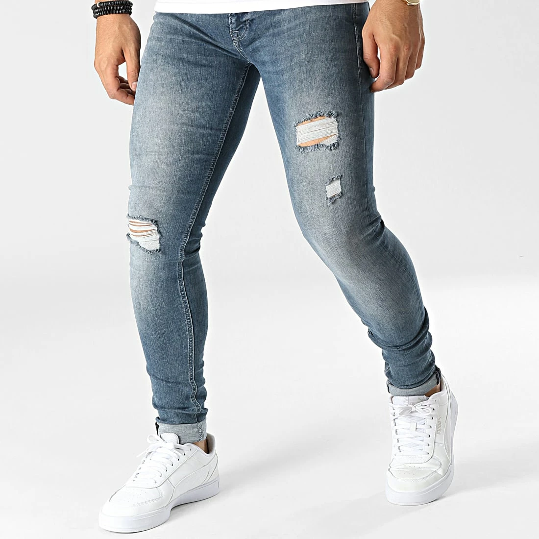 Sortie 🛒 Jean Skinny Tom Original 12226362 Bleu Denim de Jack And Jones ✔️ 1 Sortie 🛒 Jean Skinny Tom Original 12226362 Bleu Denim de Jack And Jones ✔️