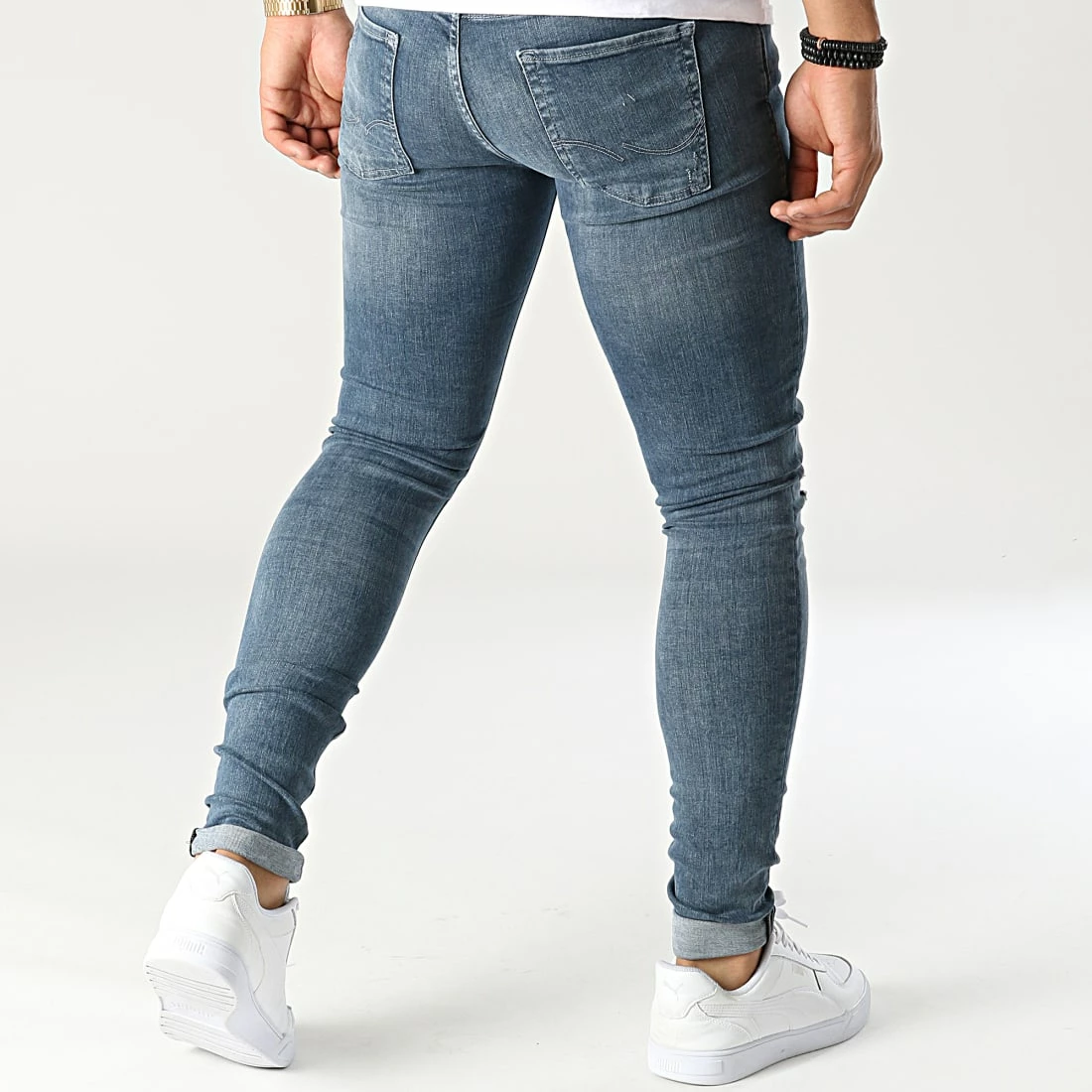 Sortie 🛒 Jean Skinny Tom Original 12226362 Bleu Denim de Jack And Jones ✔️ 4 Sortie 🛒 Jean Skinny Tom Original 12226362 Bleu Denim de Jack And Jones ✔️ – Image 4