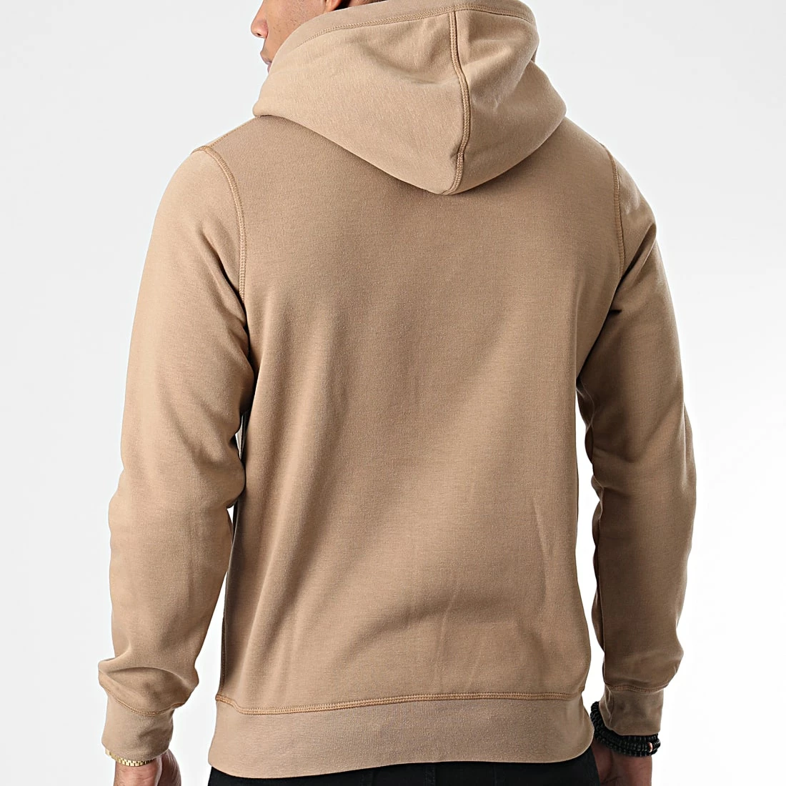 Nouveau ❤️ Sweat Capuche Tons Camel de Jack And Jones ⌛ 4 Nouveau ❤️ Sweat Capuche Tons Camel de Jack And Jones ⌛ – Image 4