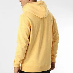 Remise ✨ Sweat Capuche Tons Jaune Chiné de Jack And Jones 🥰 -Jack And Jones Soldes jack and jones 341609 12186763 GOLDEN ROD MEL EM 20221024T154521 04