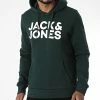 Le moins cher 😉 Sweat Capuche 12152840 Vert de Jack And Jones 🔥