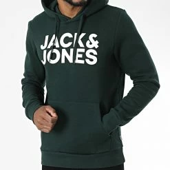 Le moins cher 😉 Sweat Capuche 12152840 Vert de Jack And Jones 🔥 -Jack And Jones Soldes jack and jones 341649 12152840 PINE GROVE 20221007T144233 03