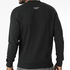 Coupon 🔔 Sweat Crewneck Clean Noir de Jack And Jones 💯 -Jack And Jones Soldes jack and jones 341667 12216041 BLACK 20221006T161428 04