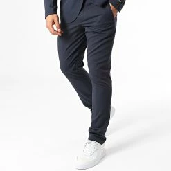 Vente flash ⌛ Ensemble Costume 2 Pièces Franco Bleu Marine de Jack And Jones 👍 -Jack And Jones Soldes jack and jones 341774 12181339 DARK NAVY 20221024T152500 04