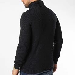 Meilleure affaire 👍 Pull Col Roulé Craig Bleu Marine de Jack And Jones 😍 -Jack And Jones Soldes jack and jones 341889 12220811 NAVY BLAZER 20221020T144536 04