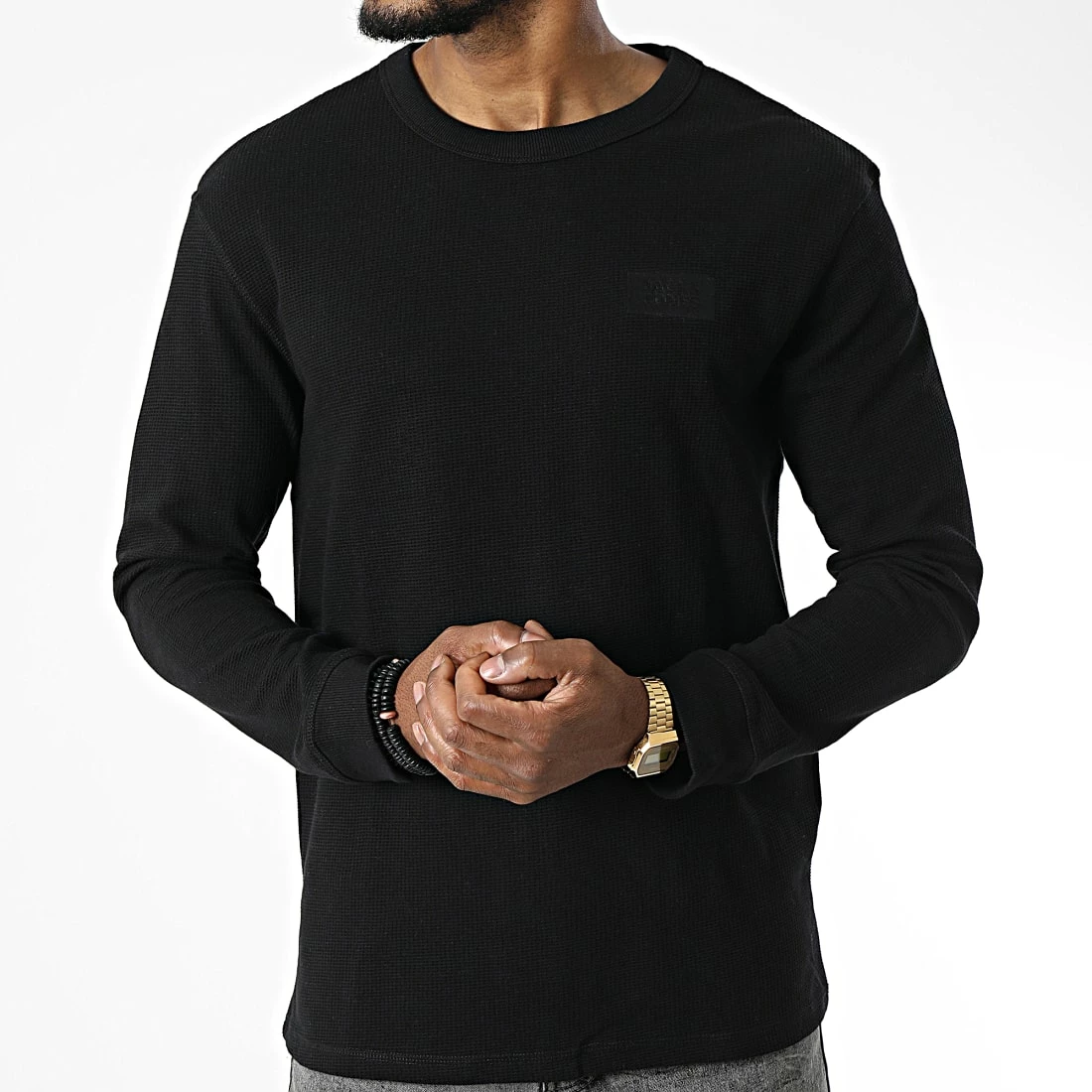 Remise ✨ Tee 👕 Shirt Manches Longues 12213918 Noir de Jack And Jones 🎉 1 Remise ✨ Tee 👕 Shirt Manches Longues 12213918 Noir de Jack And Jones 🎉