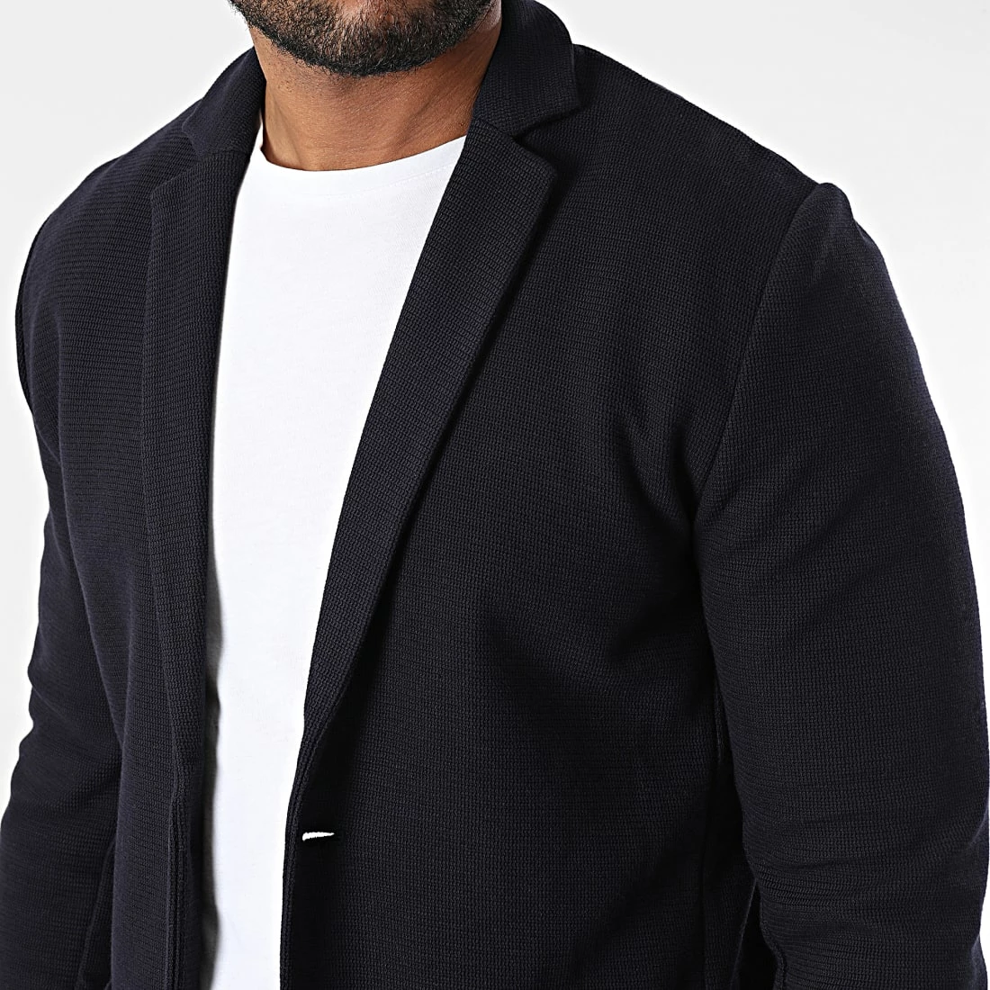 Remise 🎉 Veste Blastructure 12217160 Bleu Marine de Jack And Jones ✨ 2 Remise 🎉 Veste Blastructure 12217160 Bleu Marine de Jack And Jones ✨ – Image 2