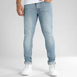 Coupon 😍 Jean Slim Glenn Original Bleu Denim de Jack And Jones ✔️ -Jack And Jones Soldes jack and jones 343005 12203510 BLUE DENIM 20221020T153500 03