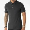 Meilleur prix 🎉 Polo Manches Courtes Paulos Gris Anthracite Chiné de Jack And Jones 🔔