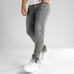 Nouveau 🛒 Jean Slim Glenn Original Gris de Jack And Jones ❤️ -Jack And Jones Soldes jack and jones 343199 12184474 GREY DENIM 20221021T095241 03