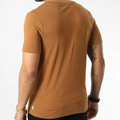 Tout neuf ✨ Tee 👚 Shirt Organic Basic Camel de Jack And Jones 😉 -Jack And Jones Soldes jack and jones 343222 12156101 RUBBER 20221020T145839 04