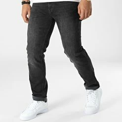 Remise 🧨 Jean Regular Fit Clark Original Noir de Jack And Jones 🧨
