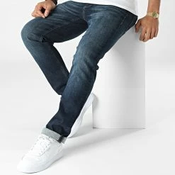 Coupon 😀 Jean Regular Fit Clark Original Bleu Brut de Jack And Jones 🧨 -Jack And Jones Soldes jack and jones 343304 12202100 BLUE DENIM 20221017T151426 03