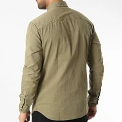 Tout neuf 🧨 Chemise Jean A Manches Longues Sheridan Vert Kaki de Jack And Jones 😉 -Jack And Jones Soldes jack and jones 343372 12138115 FOREST NIGHT 20221020T150457 04