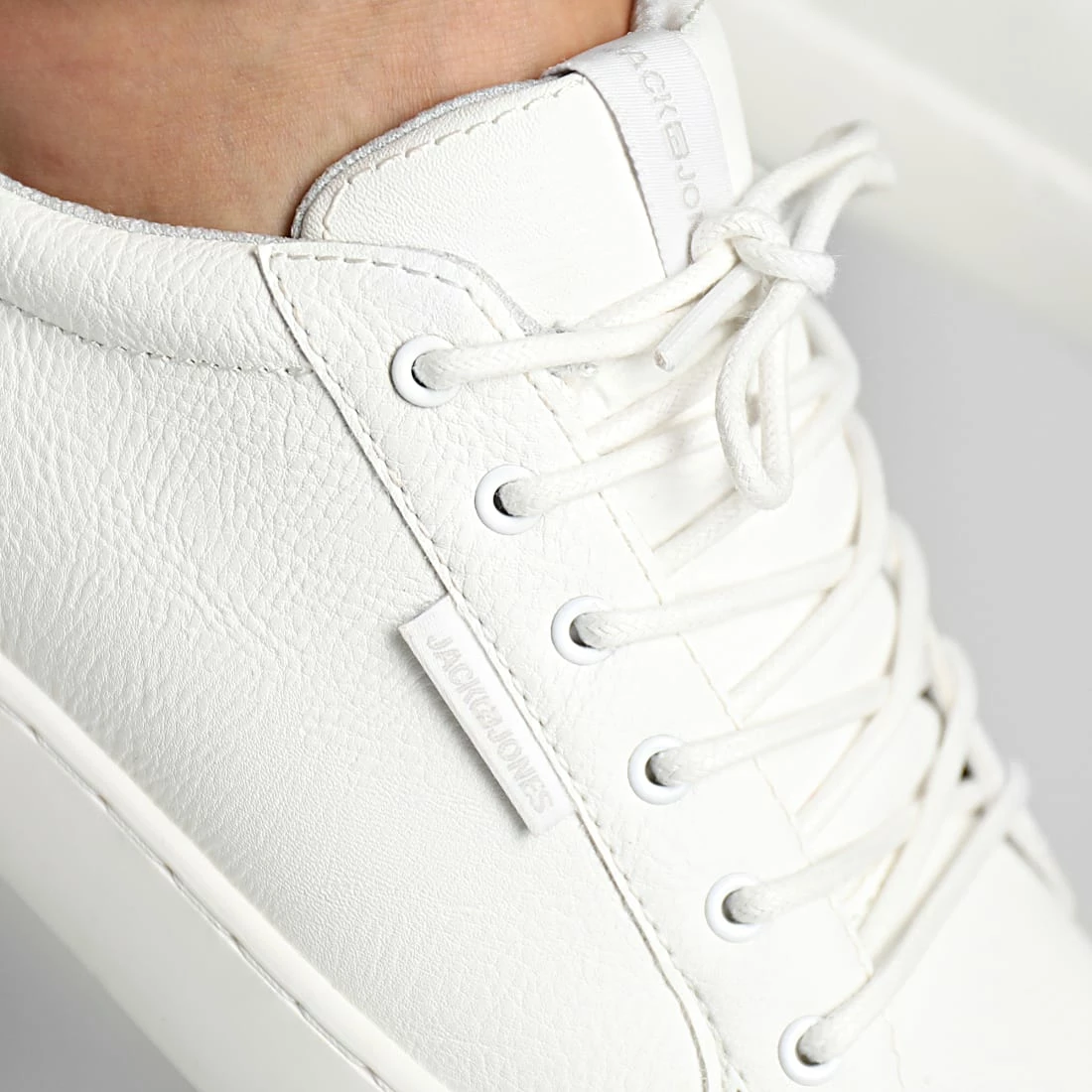 Tout neuf ✨ Baskets Trent 12150725 Bright White de Jack And Jones 😀 2 Tout neuf ✨ Baskets Trent 12150725 Bright White de Jack And Jones 😀 – Image 2