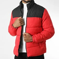 Promo 💯 Doudoune Chili Rouge de Jack And Jones 🔔