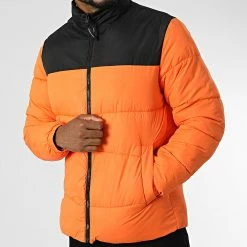 Le moins cher 👍 Doudoune Chili Orange de Jack And Jones 💯 -Jack And Jones Soldes jack and jones 343514 12212218 EXUBERANCE BLOCKING 20221014T143749 03