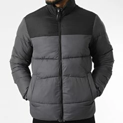 Promo 😍 Doudoune Chili Gris Anthracite de Jack And Jones 🔥 -Jack And Jones Soldes jack and jones 343516 12212218 ASPHALT BLOCKING 20221014T143706 03