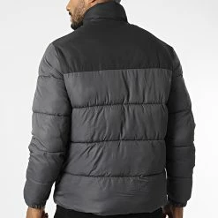 Promo 😍 Doudoune Chili Gris Anthracite de Jack And Jones 🔥 -Jack And Jones Soldes jack and jones 343516 12212218 ASPHALT BLOCKING 20221014T143707 04