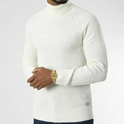 Sortie 🔔 Pull Col Roulé Pannel Beige Clair de Jack And Jones ✔️ 6 Sortie 🔔 Pull Col Roulé Pannel Beige Clair de Jack And Jones ✔️ -Jack And Jones Soldes jack and jones 343542 12220816 CLOUD DANCER 20221014T143945 03