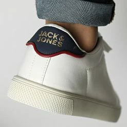 Offres 🧨 Baskets Knox 12215694 White Navy Blaze de Jack And Jones 🥰 -Jack And Jones Soldes jack and jones 343636 12215694 WHITE NAVY BLAZE 20221102T150637 04