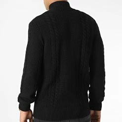 Budget ⭐ Cardigan Ted Noir de Jack And Jones 🥰 -Jack And Jones Soldes jack and jones 343673 12215817 BLACK CARDIGAN 20221017T160809 04