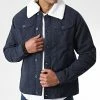 Tout neuf 🔔 Veste Col Mouton Stalvin Bleu Marine de Jack And Jones ⭐