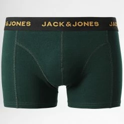 Meilleure affaire ⌛ Lot De 3 Boxers Cedric Rouge Bleu Marine Vert de Jack And Jones ✔️ -Jack And Jones Soldes jack and jones 343811 12211157 NAVY BLAZER TRUE RED 20221020T155853 03